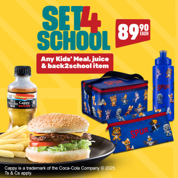 Set 4 School Kids; Meal and back2school item